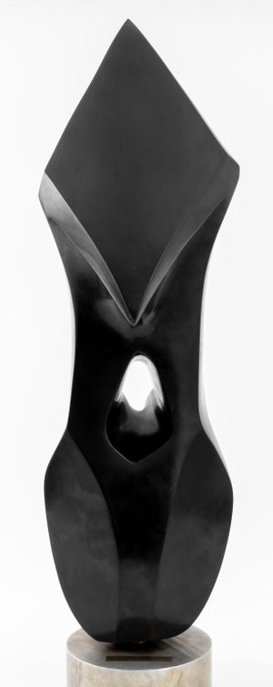 Arthur M. Bernhang "She" Black Marble Sculpture (9647929426227)