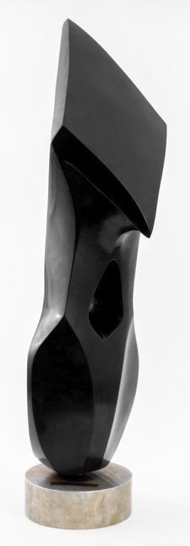 Arthur M. Bernhang "She" Black Marble Sculpture (9647929426227)