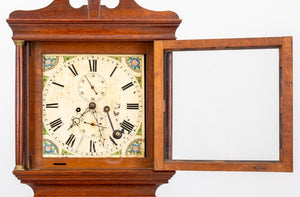 George III Style Oak Long Case Clock, 19th C. (9458362351923)