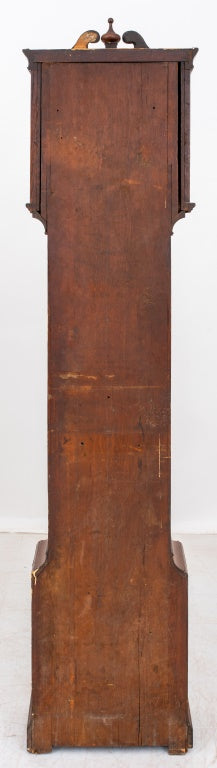 George III Style Oak Long Case Clock, 19th C. (9458362351923)