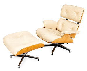Eames Style Bentwood Lounge Chair and Ottoman (9644236439859)