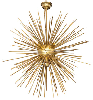 Italian Modern Large Brass Sputnik Chandelier (9419867717939)
