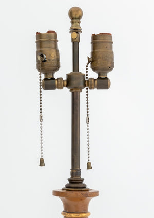 Italian Giltwood Columnar Table Lamp (9771887067443)