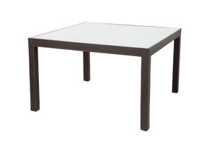 Modern Mirrored Top Square Dining Table