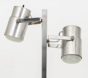Baughman Style Chrome & Lucite Etagere Lamp (9651972407603)