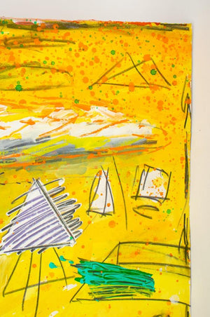 Elfi Schuselka Surrealist Composition Mixed Media (9634307670323)