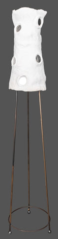 Modernist Sculptural Plaster Floor Lamp