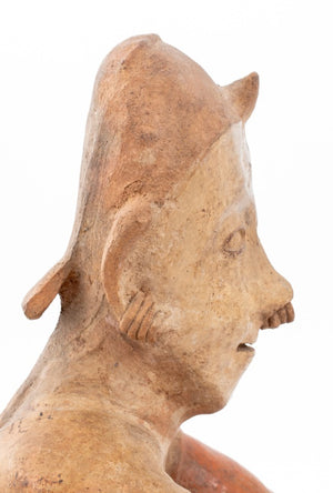 Nayarit Pre-Columbian Seated Male Figure (9553858068787)