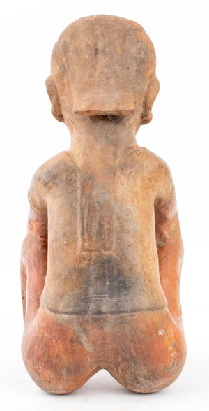 Nayarit Pre-Columbian Seated Male Figure (9553858068787)