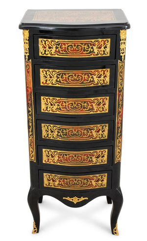 Napoleon III Style Faux Boulle Commode (9654987522355)
