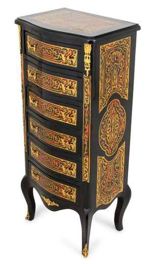 Napoleon III Style Faux Boulle Commode (9654987522355)