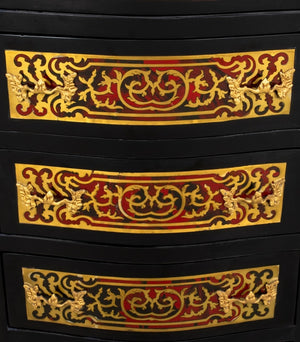 Napoleon III Style Faux Boulle Commode (9654987522355)