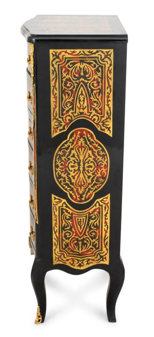Napoleon III Style Faux Boulle Commode (9654987522355)