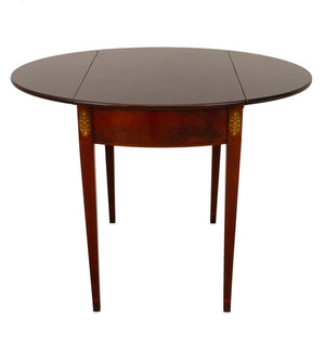 Baker Federal Style Inlaid Mahogany Pembroke Table (9612463112499)