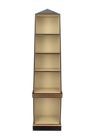 Chelsea House Ebonized Obelisk Bookcase (9615121482035)