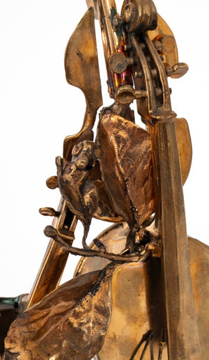 Francois Boucheix Composition Musicale Gilt Bronze (9690163249459)