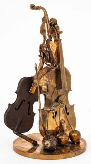 Francois Boucheix Composition Musicale Gilt Bronze (9690163249459)
