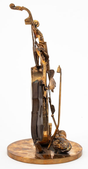 Francois Boucheix Composition Musicale Gilt Bronze (9690163249459)