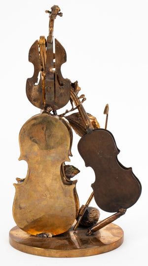 Francois Boucheix Composition Musicale Gilt Bronze (9690163249459)