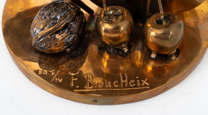 Francois Boucheix Composition Musicale Gilt Bronze (9690163249459)