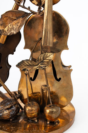 Francois Boucheix Composition Musicale Gilt Bronze (9690163249459)