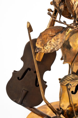 Francois Boucheix Composition Musicale Gilt Bronze (9690163249459)
