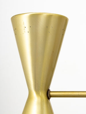Mid-Century Modern Hourglass Form Chandelier (9553782604083)