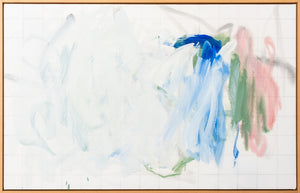 Robert O'Meara Abstract Grid Oil on Canvas (9645110493491)