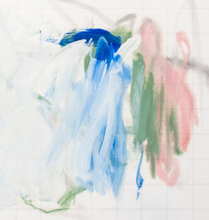Robert O'Meara Abstract Grid Oil on Canvas (9645110493491)