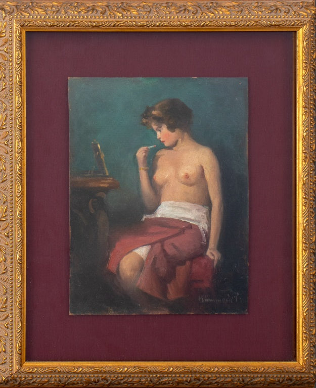Szilard Constantinus Kovari Nude Woman Oil