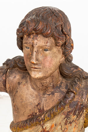 Saint John the Baptist Wood Sculpture, 19th Century (9678090731827)