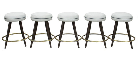 French Mid-Century Modern Stools, 5