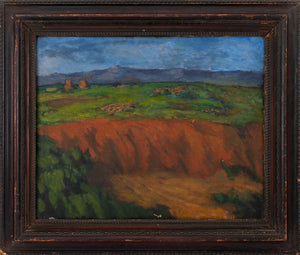Marco Aurelio Tricca Pastoral Landscape Oil, 1929 (9655026483507)