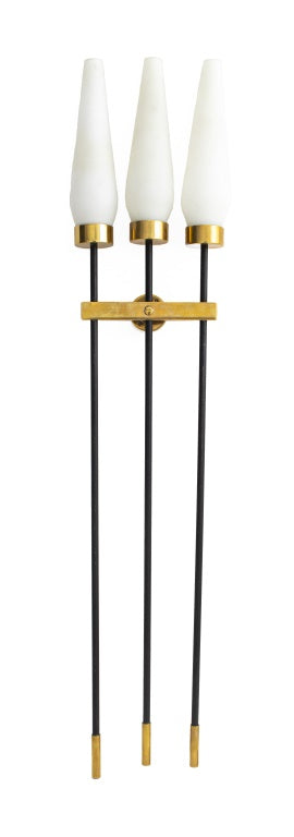 Arte Moderne Tommi Parzinger Style 3-Light Sconce (9690149388595)