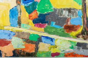 Harry Bleiweiss Cubist Landscape Oil on Canvas (9655305240883)