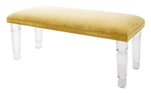 Chartreuse Covered Acrylic Bench (9701375279411)