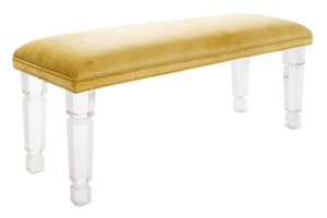 Chartreuse Covered Acrylic Bench (9701375279411)