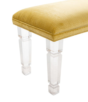 Chartreuse Covered Acrylic Bench (9701375279411)
