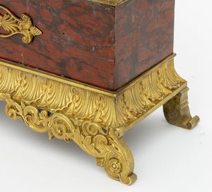 Charles X Gilt Bronze and Marble "Mamelouk" Clock (9670259933491)