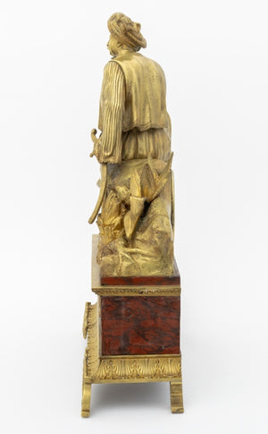 Charles X Gilt Bronze and Marble "Mamelouk" Clock (9670259933491)