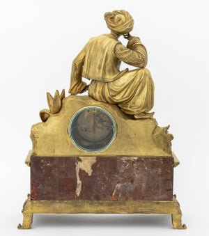 Charles X Gilt Bronze and Marble "Mamelouk" Clock (9670259933491)