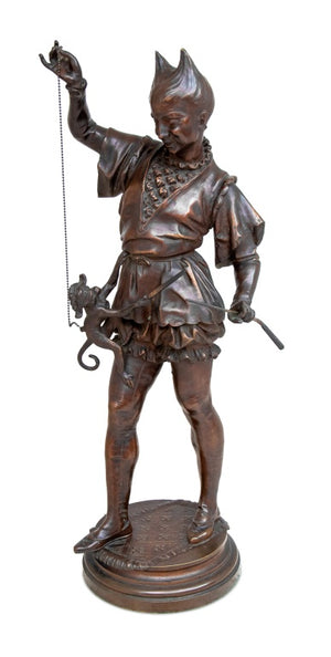 Faure de Brousse "Mephistopheles & Monkey" Bronze (9647748612403)