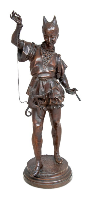 Faure de Brousse "Mephistopheles & Monkey" Bronze (9647748612403)