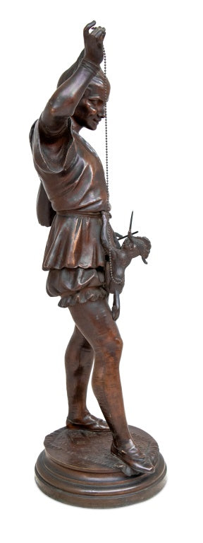 Faure de Brousse "Mephistopheles & Monkey" Bronze (9647748612403)