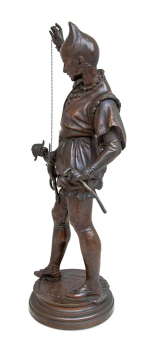 Faure de Brousse "Mephistopheles & Monkey" Bronze (9647748612403)