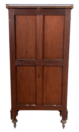 Louis XVI Style Kingwood and Brass Inlay Vitrine (9678861402419)