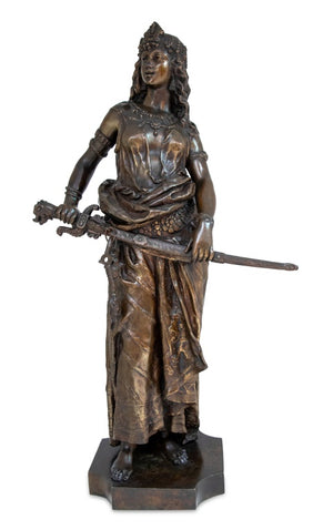 Charles Levy "Salome" Patinated Bronze Sculpture (9638256509235)