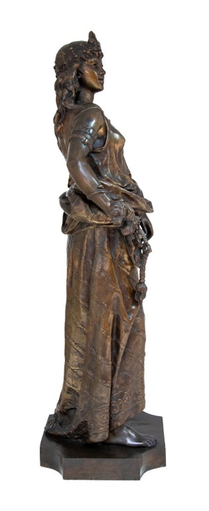 Charles Levy "Salome" Patinated Bronze Sculpture (9638256509235)