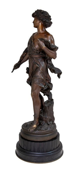 Hippolyte Moreau "Hippomene" Bronze Sculpture (9638259720499)