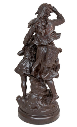 Hippolyte Moreau "Les Soeurs" Patinated Bronze (9642766532915)